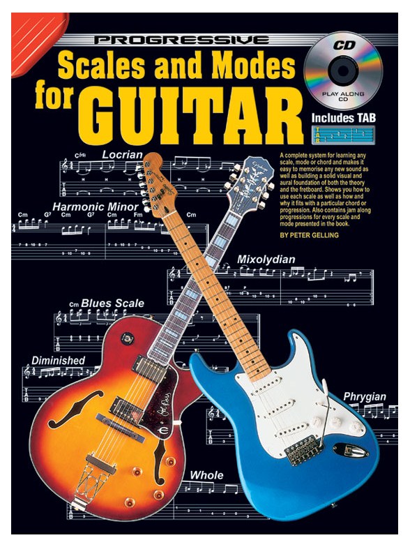 Progressive: Scales And Modes For Guitar (Book/CD)