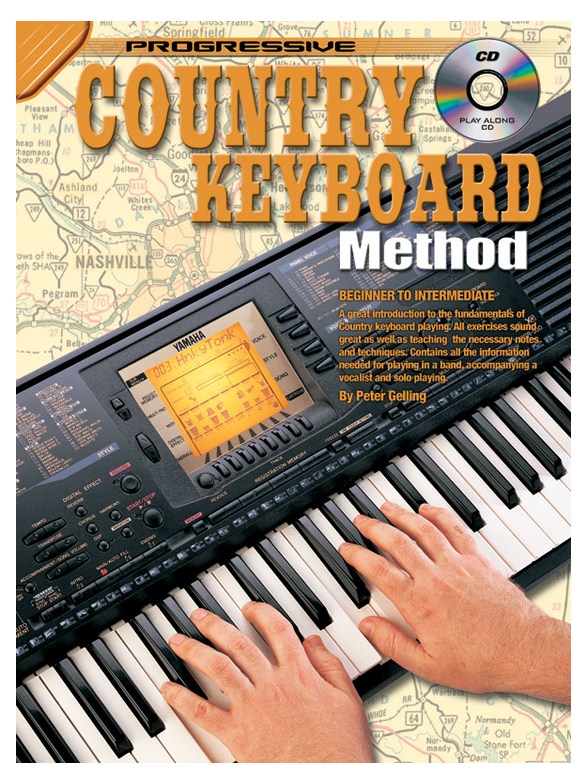 Prog Country Kbd Method Kbd Bk/Cd