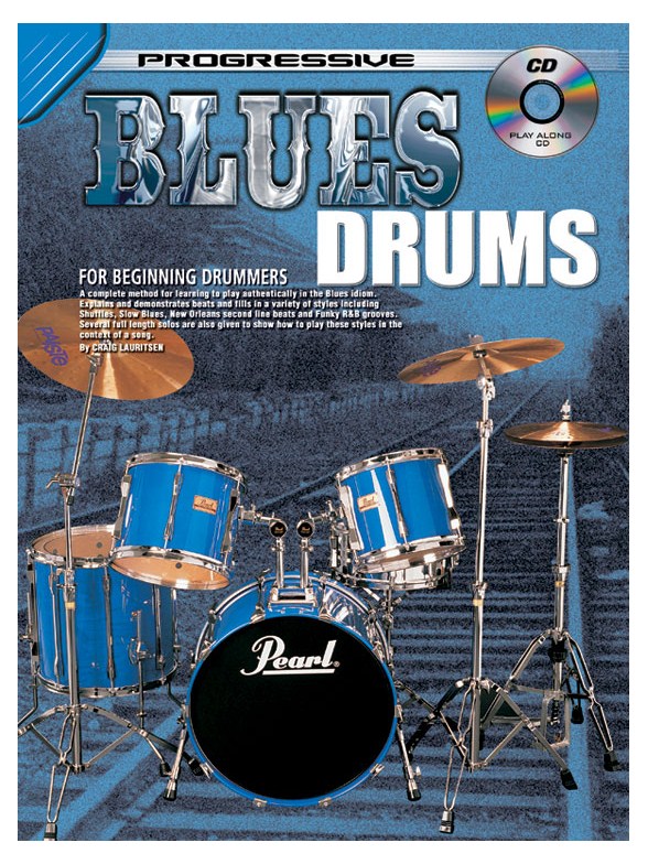 Prog Blues Drumming Drums Bk/Cd