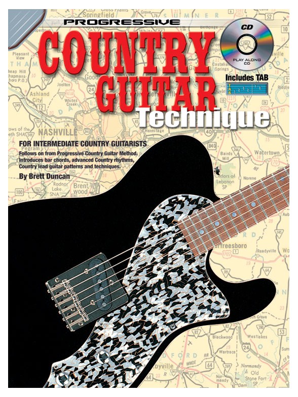 Prog Country Gtr Technique Gtr Bk/Cd