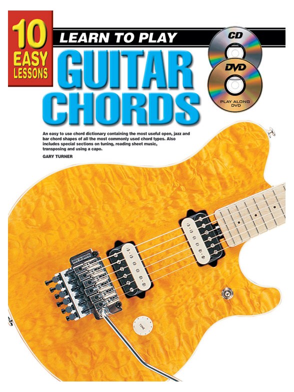 10 Easy Lessons Chords Gtr Bk/Cd/Dvd