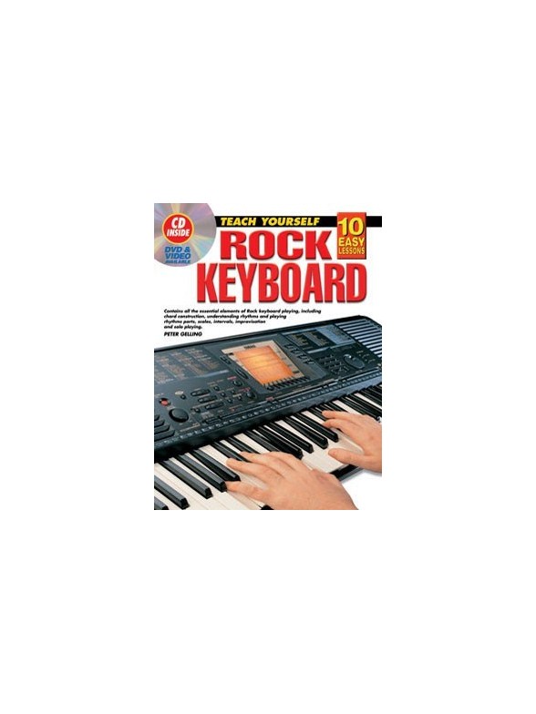 10 Easy Lessons: Rock Keyboard (Book/CD)