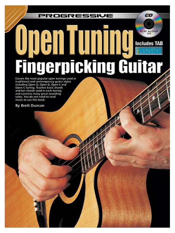 Prog Open Tuning Fngrpckng Gtr Bk/Cd