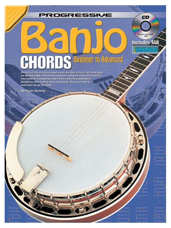 Progressive: Banjo Chords (Book/CD)
