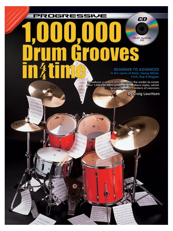 Prog 1000000 Grooves Drums Bk/Cd