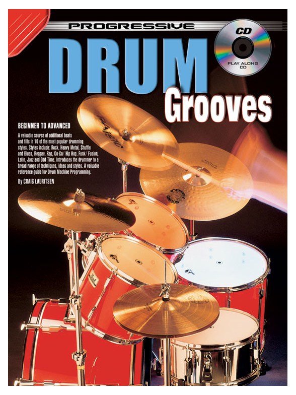 Progressive Drum Grooves Drums Bk/Cd