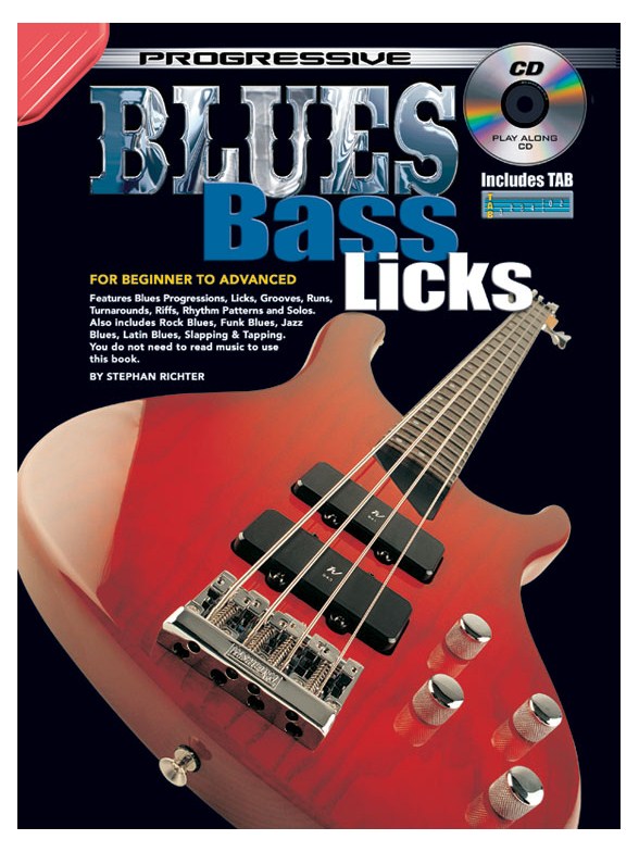 Progressive Blues Licks Bgtr Bk/Cd