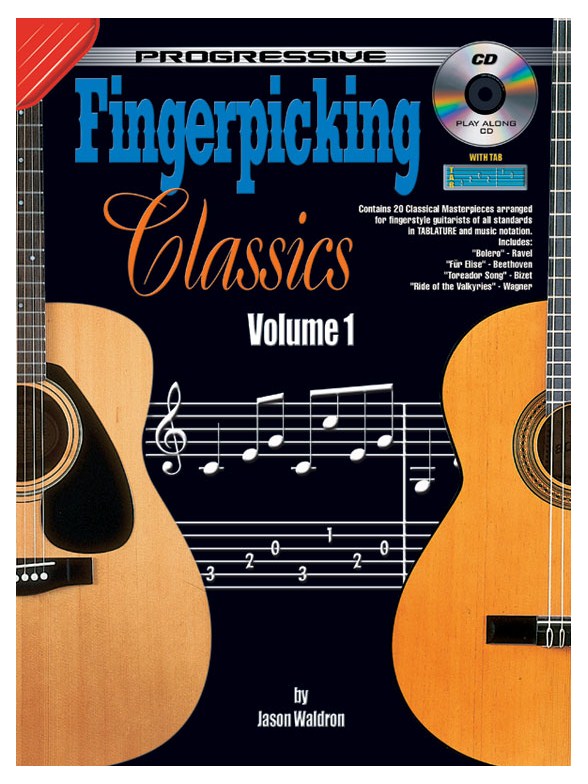 Prog Fingerpickng Clsscs 1 Gtr Bk/Cd