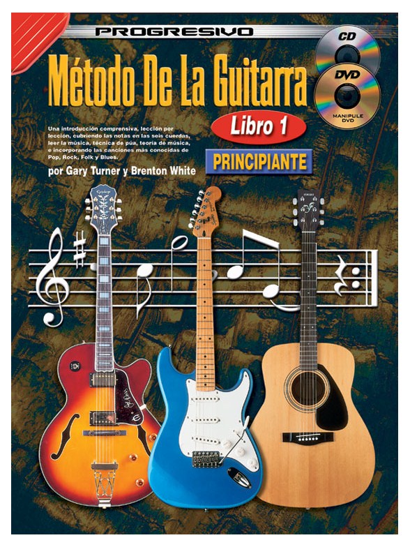 Prog Gtr Method 1 Gtr Bk/Cd/Dvd Span