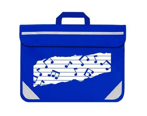 Mapac: Music Bag Duo - Music Notes (Royal Blue)