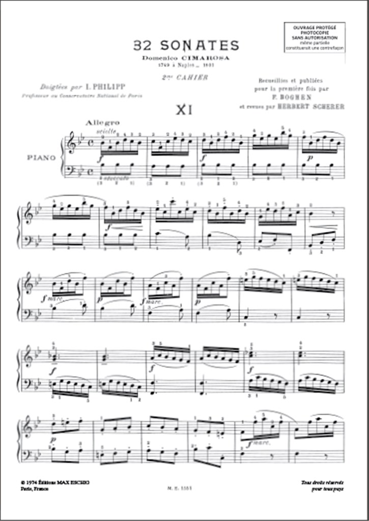 32 Sonates 2e Cahier : Pour Piano