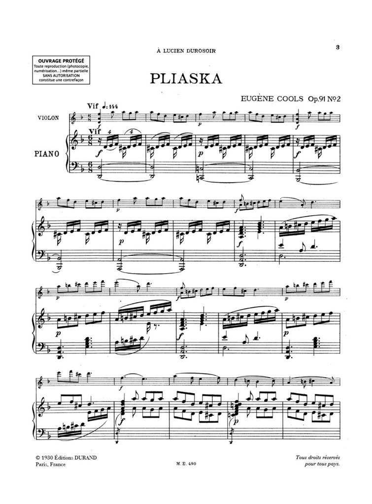 Pliaska Violoncelle-Piano