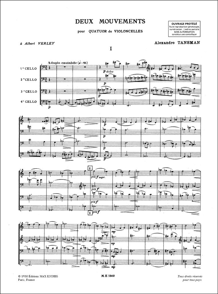 2 Mouvements 4 Violoncelles