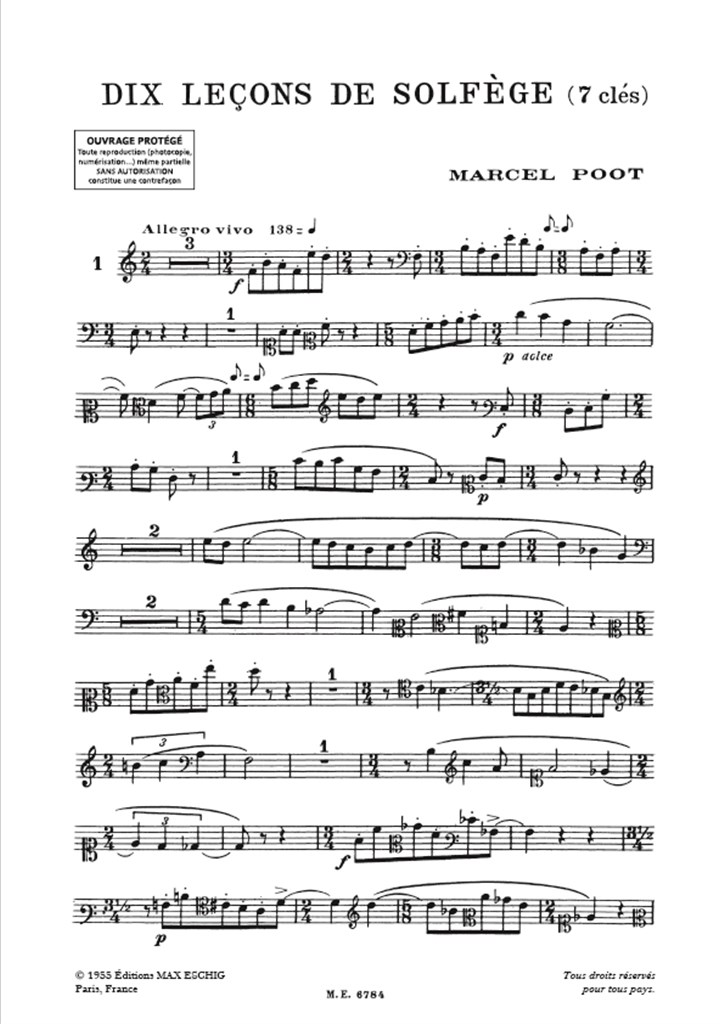 10 Lecons Solfege Sans Piano (7 Cles )