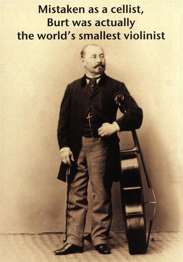 Mildew Design: Mistaken As A Cellist - Greeting Card