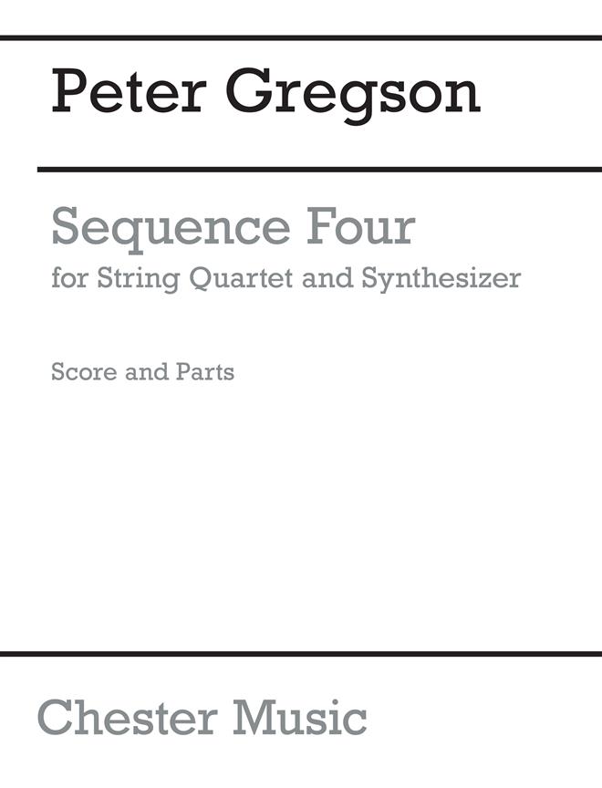 Peter Gregson: Sequence Four (Score/Parts)