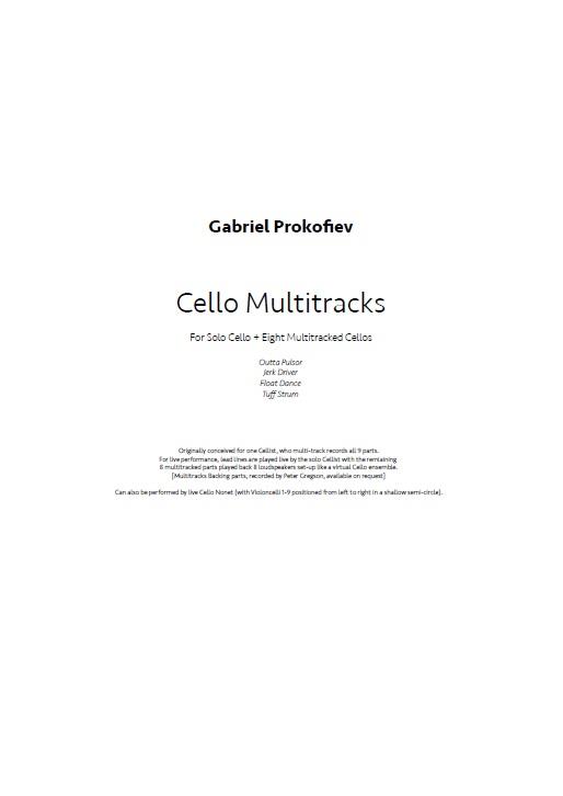 Gabriel Prokofiev: Cello Multitracks