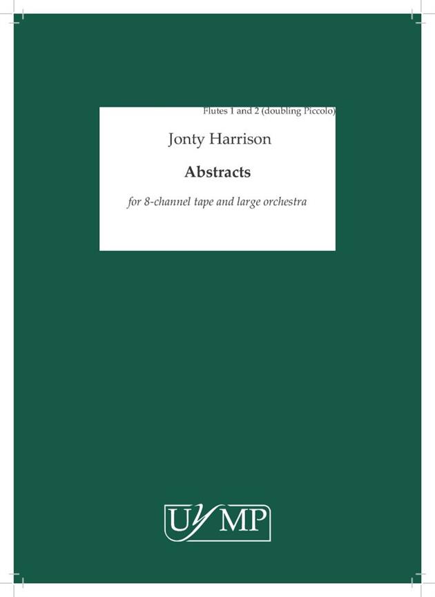 Jonty Harrison: Abstracts - Parts