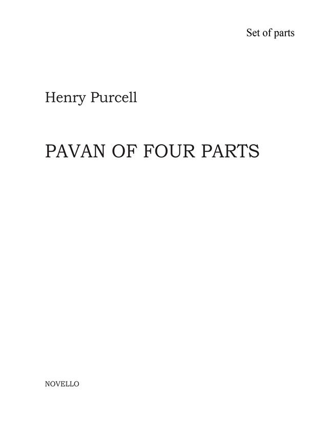 Henry Purcell: Pavan Of Four Parts (Parts)