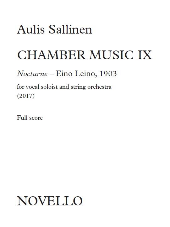 Aulis Sallinen: Chamber Music IX “Nocturne“
