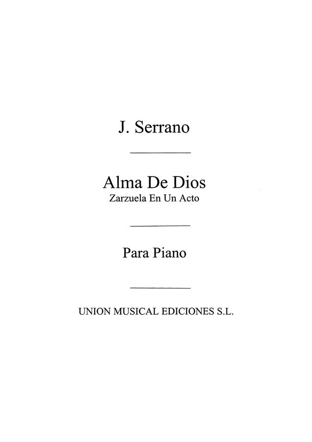 Serrano: Alma De Dios No.5 for Piano
