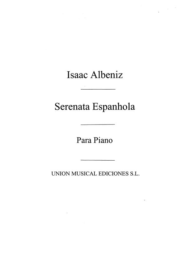 Albeniz: Serenata From Espana Op.165 for Piano
