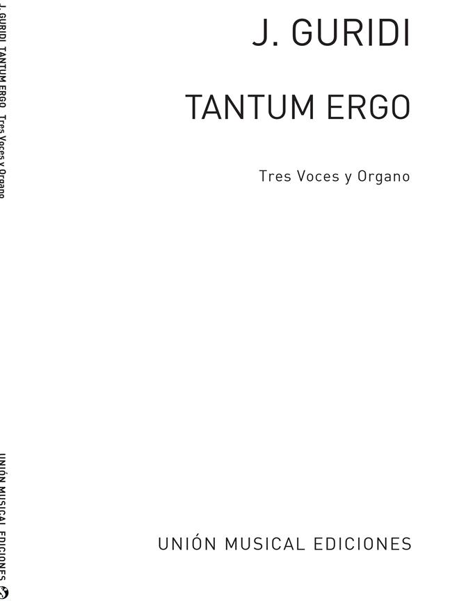 Jesus Guridi: Tantum Ergo (STB/Organ)