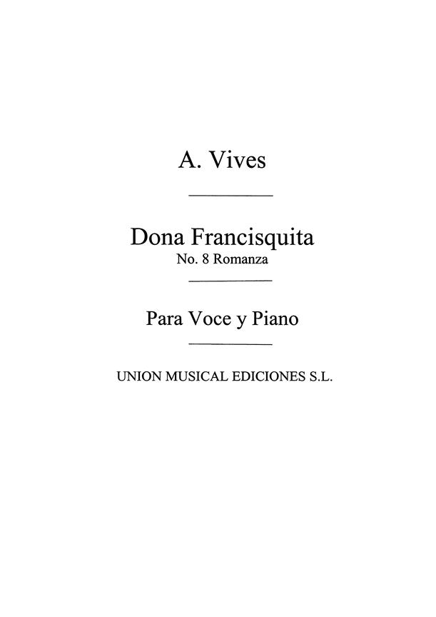 Vives: Romanza Por El Humo Se Sabe No.8 From Dona Francisquita