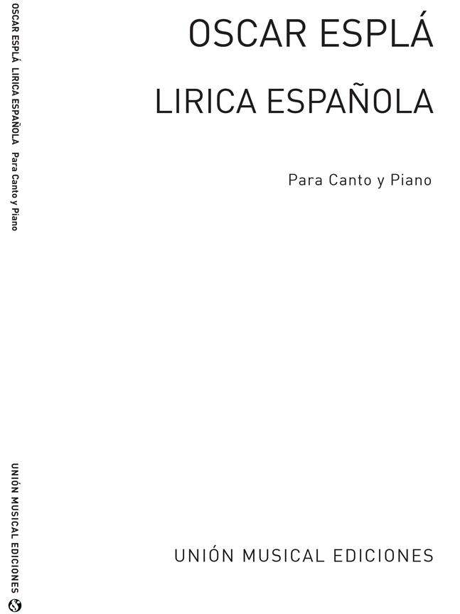 Espla: Lirica Espanola, Cuaderno III Volume 3