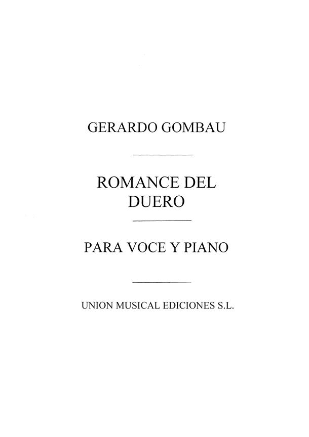 Gombau: Romance Del Duero for Voice and Piano
