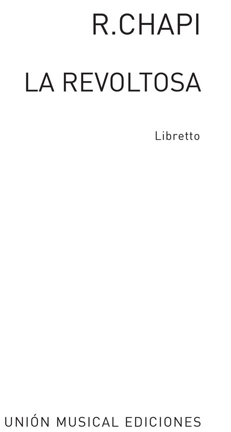 Chapi La Revoltosa Libreto