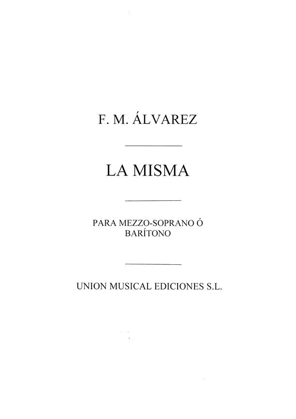Alvarez: A Granada for Mezzo-soprano