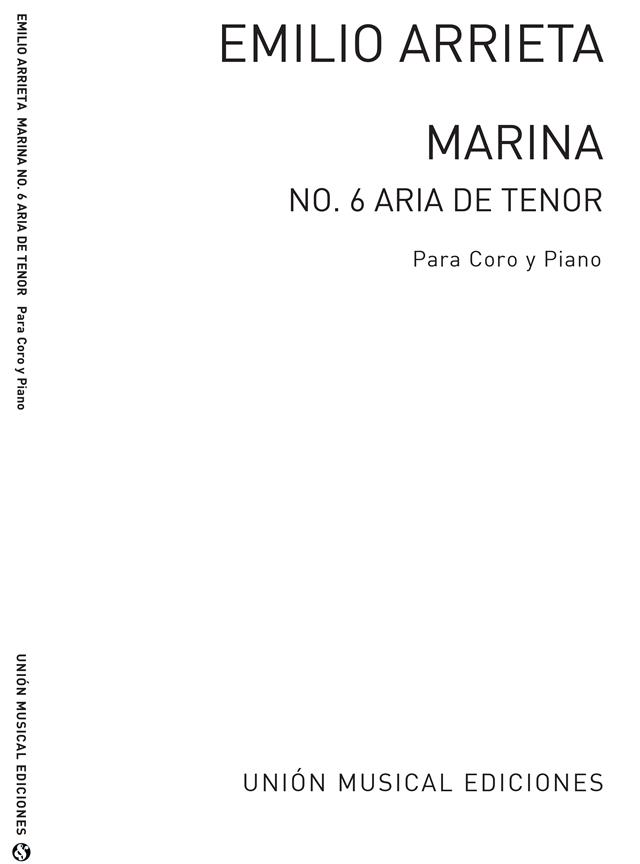 ARRIETA MARINA NO.6 ARIA DE TENOR/SATB/PIANO