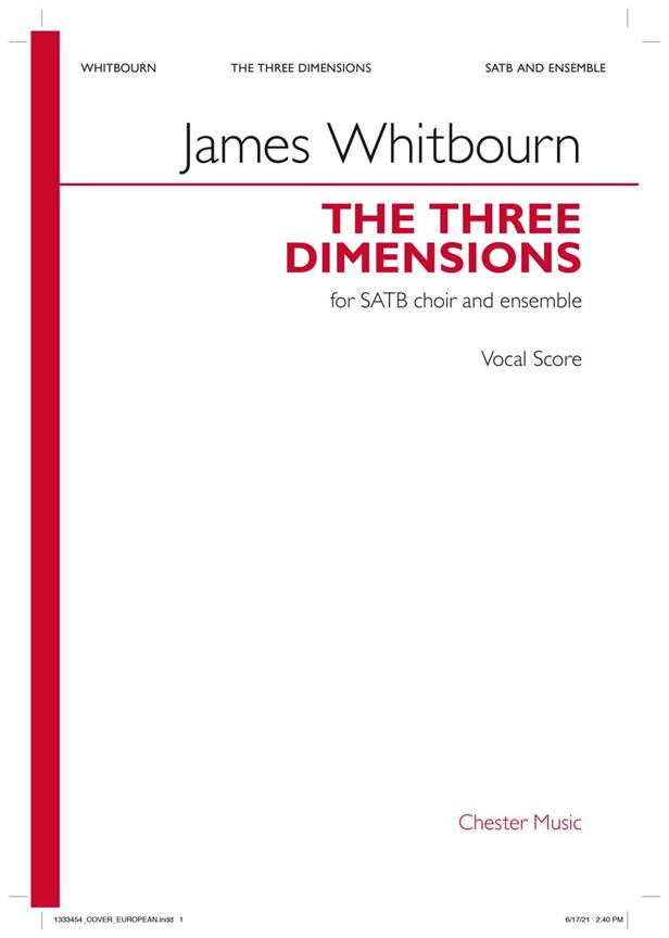 The Three Dimensions : (from the Bible) Vocal Score