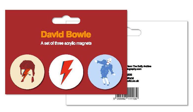 My World: Magnets - Bowie, Set Of 3
