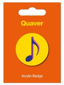 My World: Acrylic Badge - Quaver