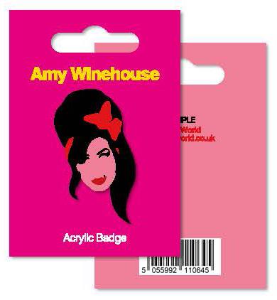 My World: Acrylic Badge - Amy Winehouse
