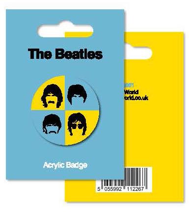 My World: Acrylic Badge - The Beatles