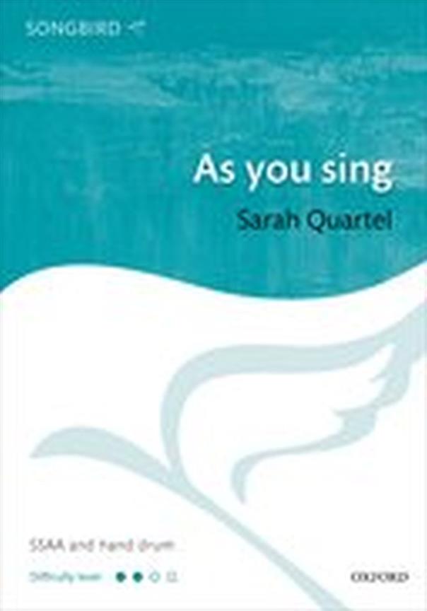 As you sing