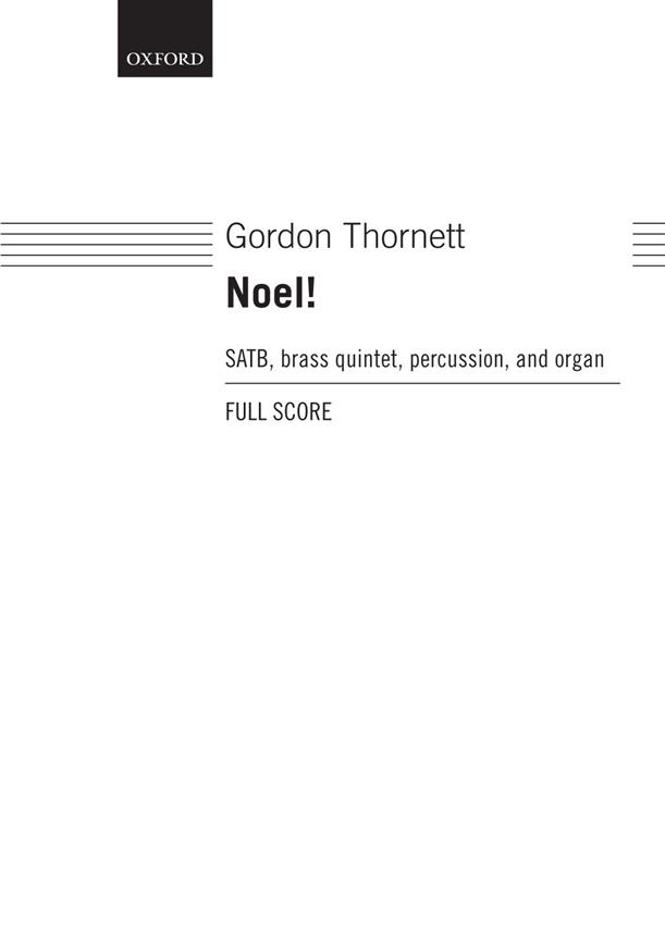 Noel : Full score - brass quintet version - POD