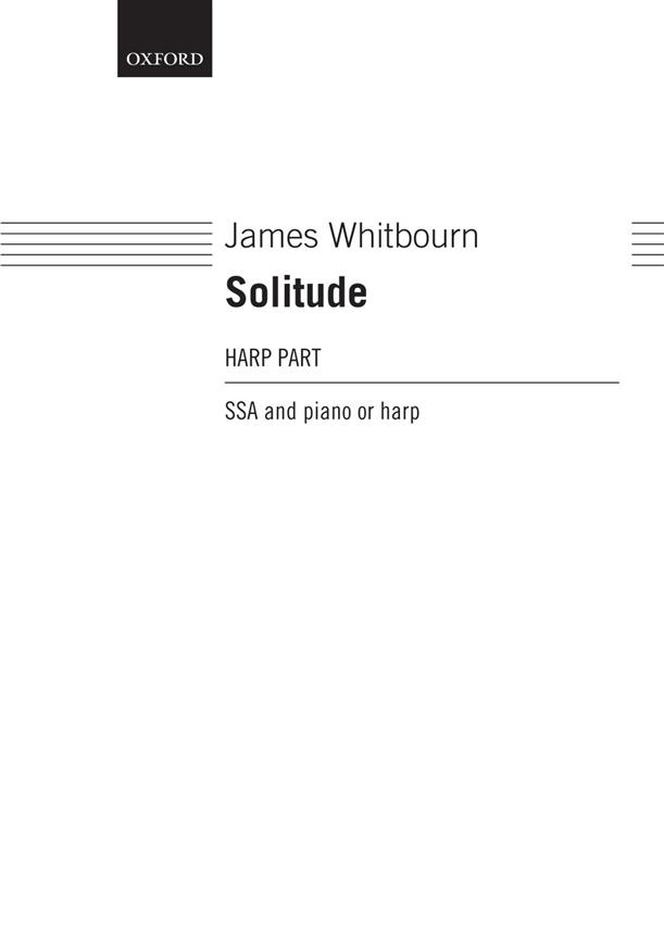 Solitude : Harp part for SSA version