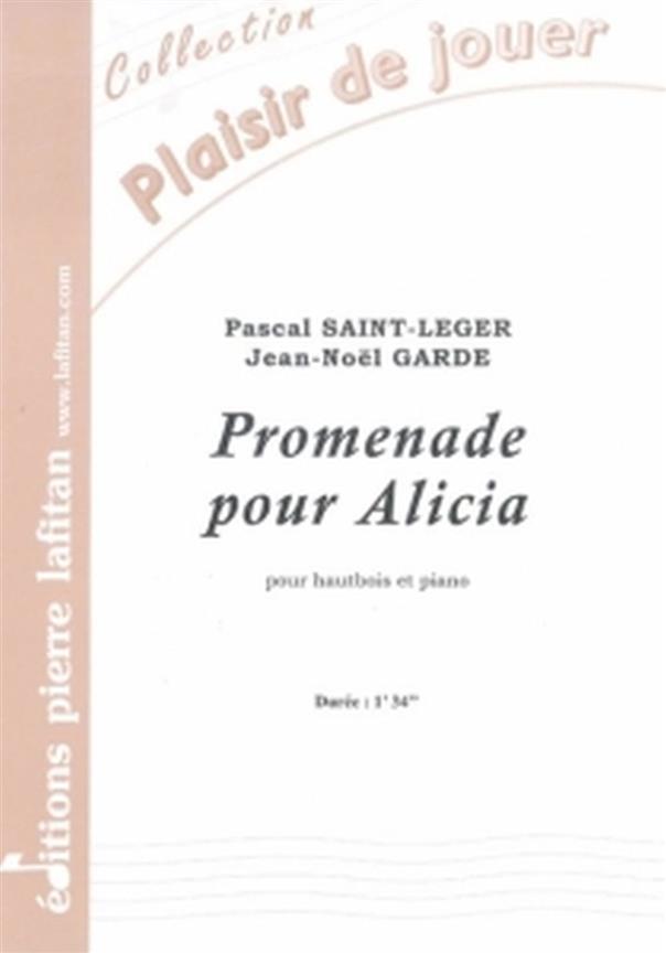 Promenade pour Alicia : Pour Hautbois et Piano
