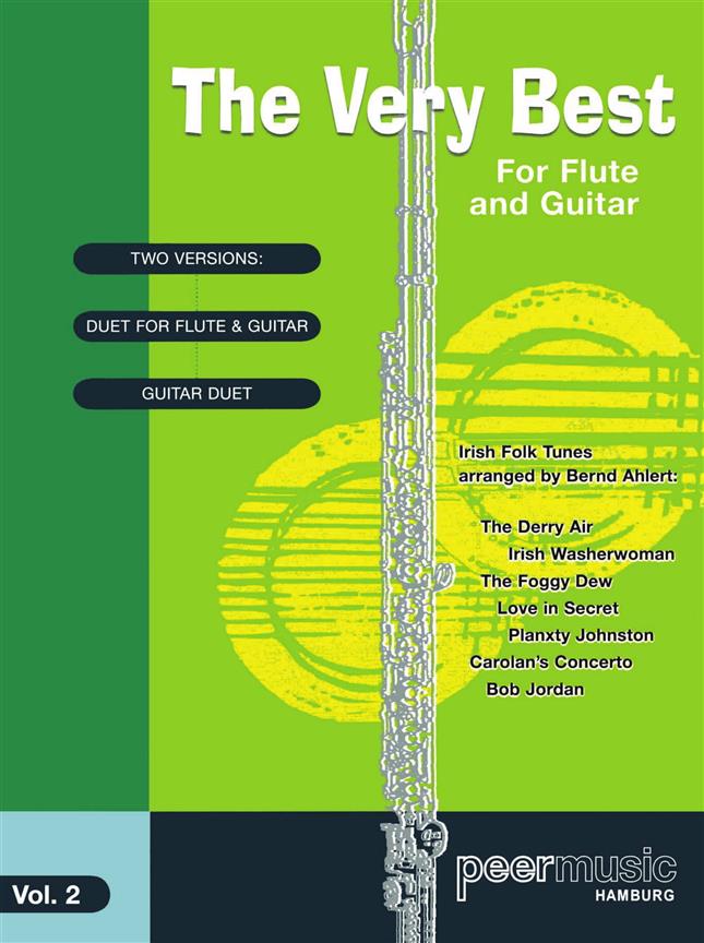 THE VERY BEST FOR FLUTE AND GUITAR DUETS VOL 2 IRISH SC/PTS
