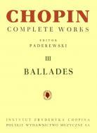 Complete Works III: Ballades : Complete Works III