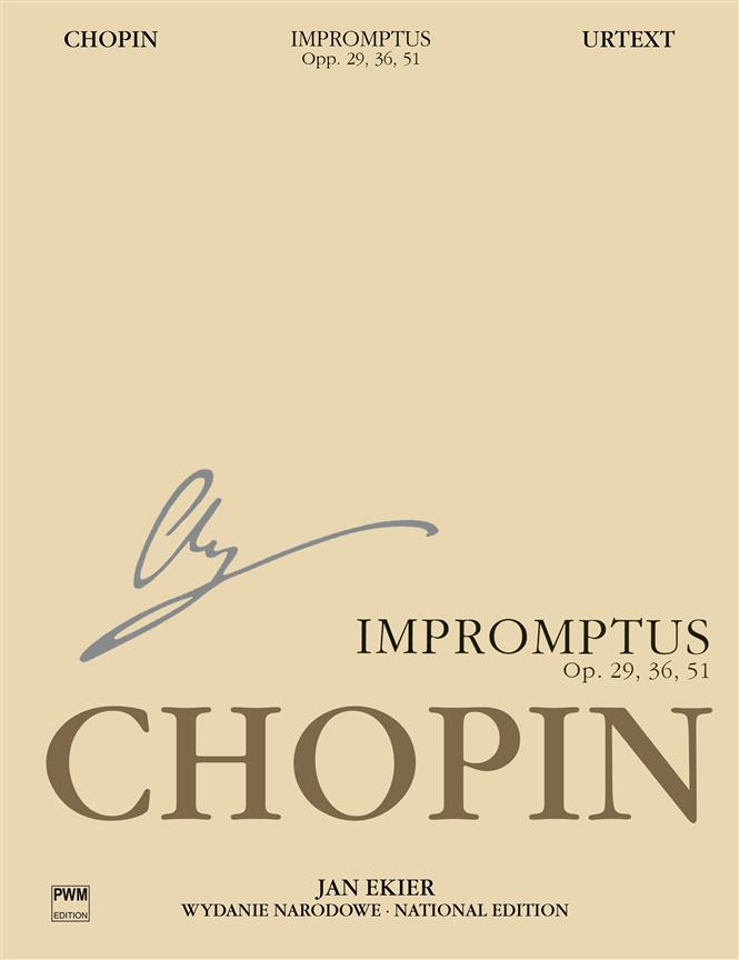 Frederic Chopin: National Edition Series A Volume 3 - Impromptus Op.29/36/51