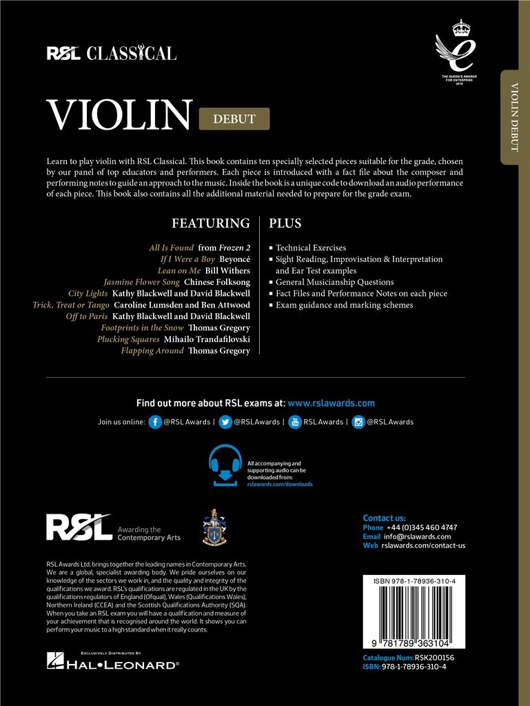 RSL Classical Violin Debut (2021)