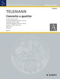 Concerto a quattro TWV 43: d 3 : D Minor