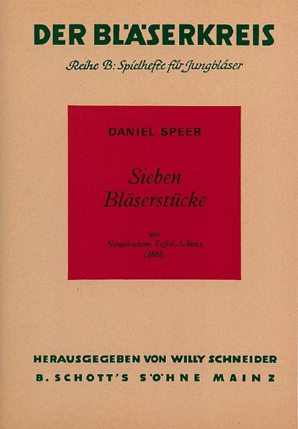 Seven Wind pieces : from 'Neugebachene Taffelschnitz 1685'