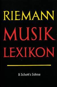 Riemann Musiklexikon Band 1 : Erganzungsband zum Personenteil A-K
