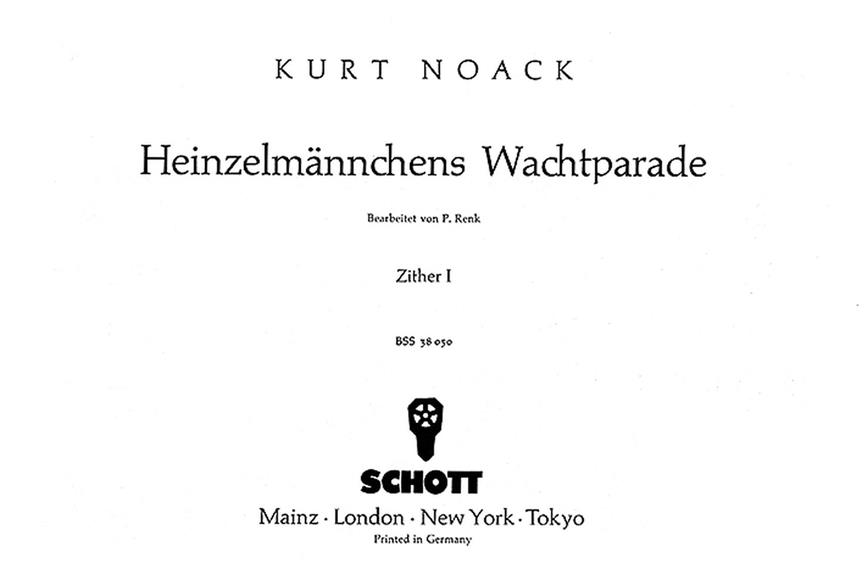 Heinzelmannchens Wachtparade op. 5 : (Munchner Stimmung)